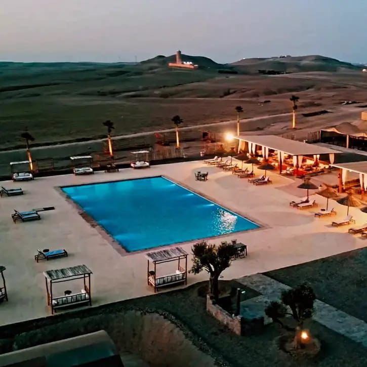 Paysage désertique marocain